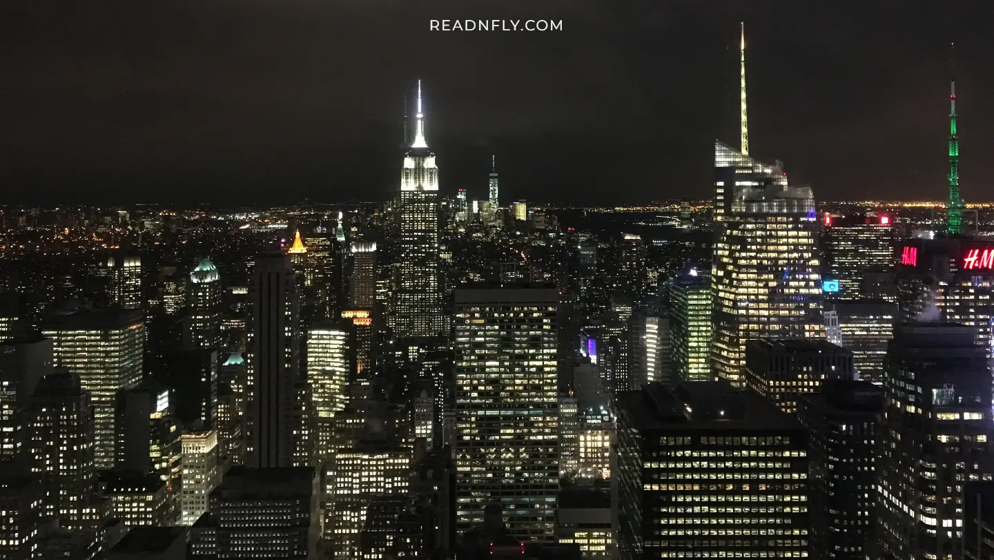 Vista de Nueva York desde el Rockefeller Center