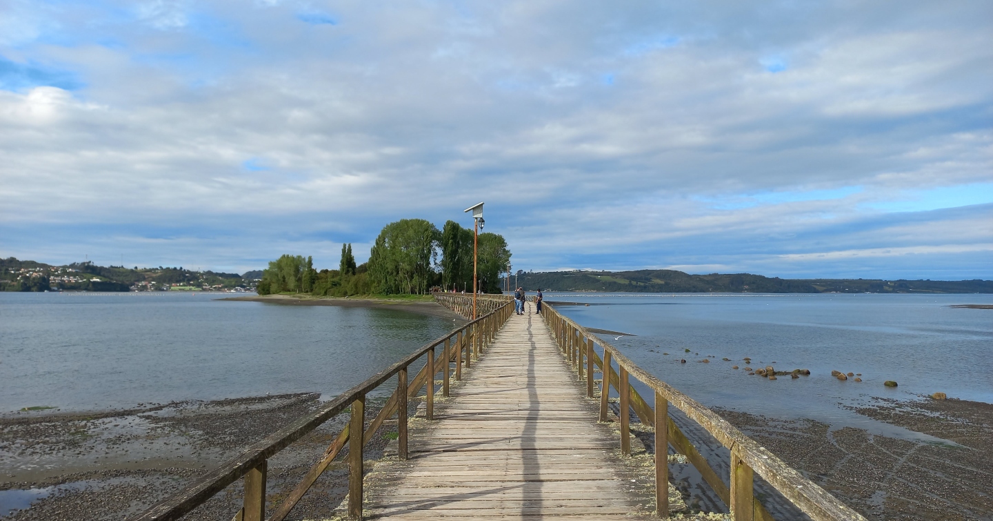 Diminuta isla Aucar en Chiloé