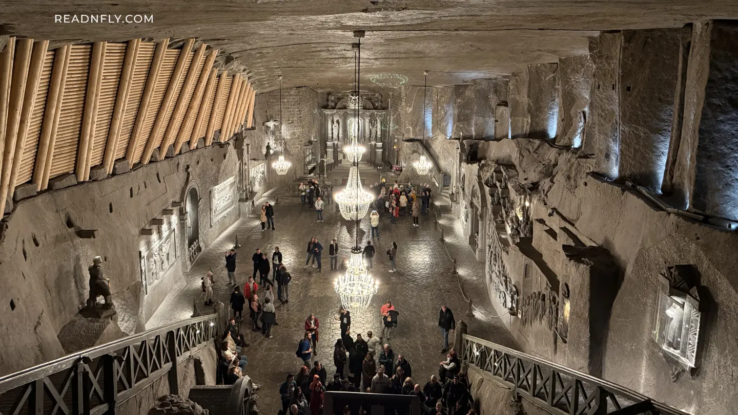Capilla de Santa Kinga en las minas de sal de Wieliczka, cerca de Cracovia, Polonia